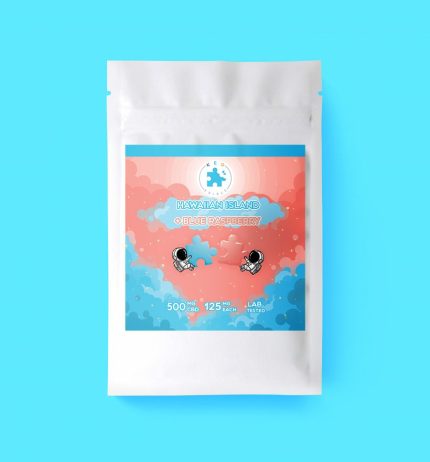 Hawaiian Island & Blue Raspberry Puzzle CBD Gummies